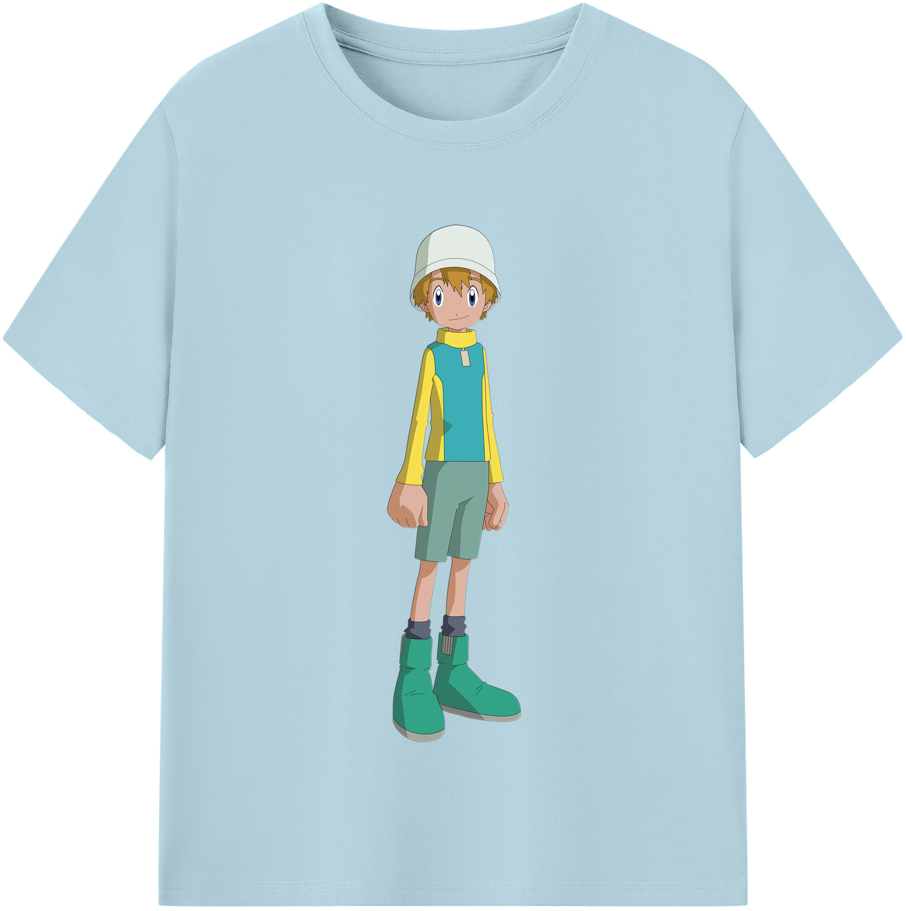 （画像用） Digimon デジタルモンスター/デジモン 綿100％半袖Tシャツ（フロントプリント）